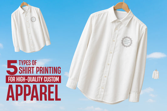 5 Types of Shirt Printing for High-Quality Custom Apparel