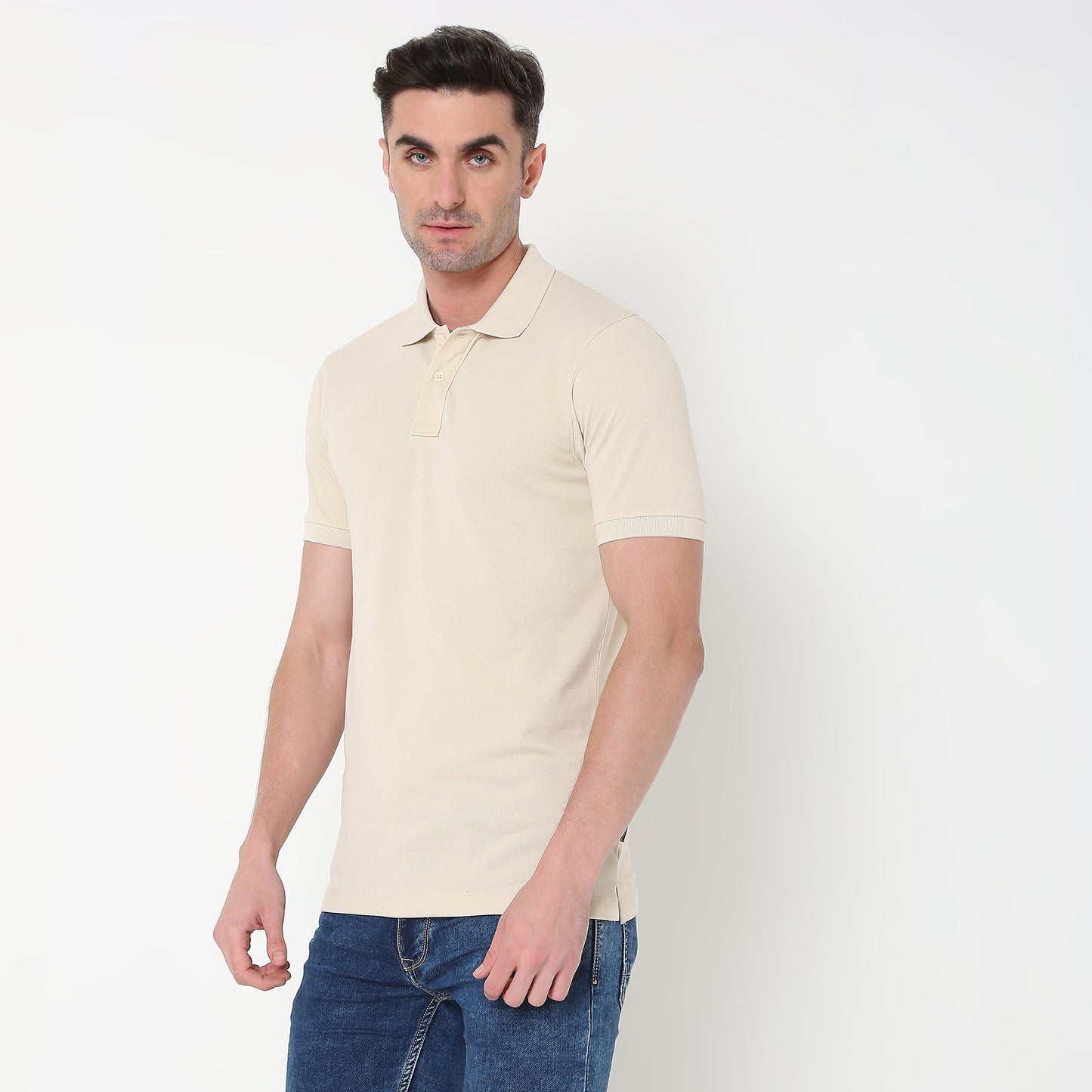 Timeless Solid 210 GSM Regular Fit Polo T-Shirt - Premium Pique Knit with Anti-Curl Collar & Breathable Comfort