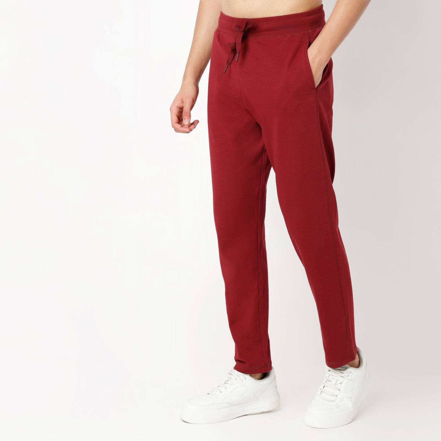 Mid Rise Joggers with Secure Mobile Pockets & Adjustable Comfort