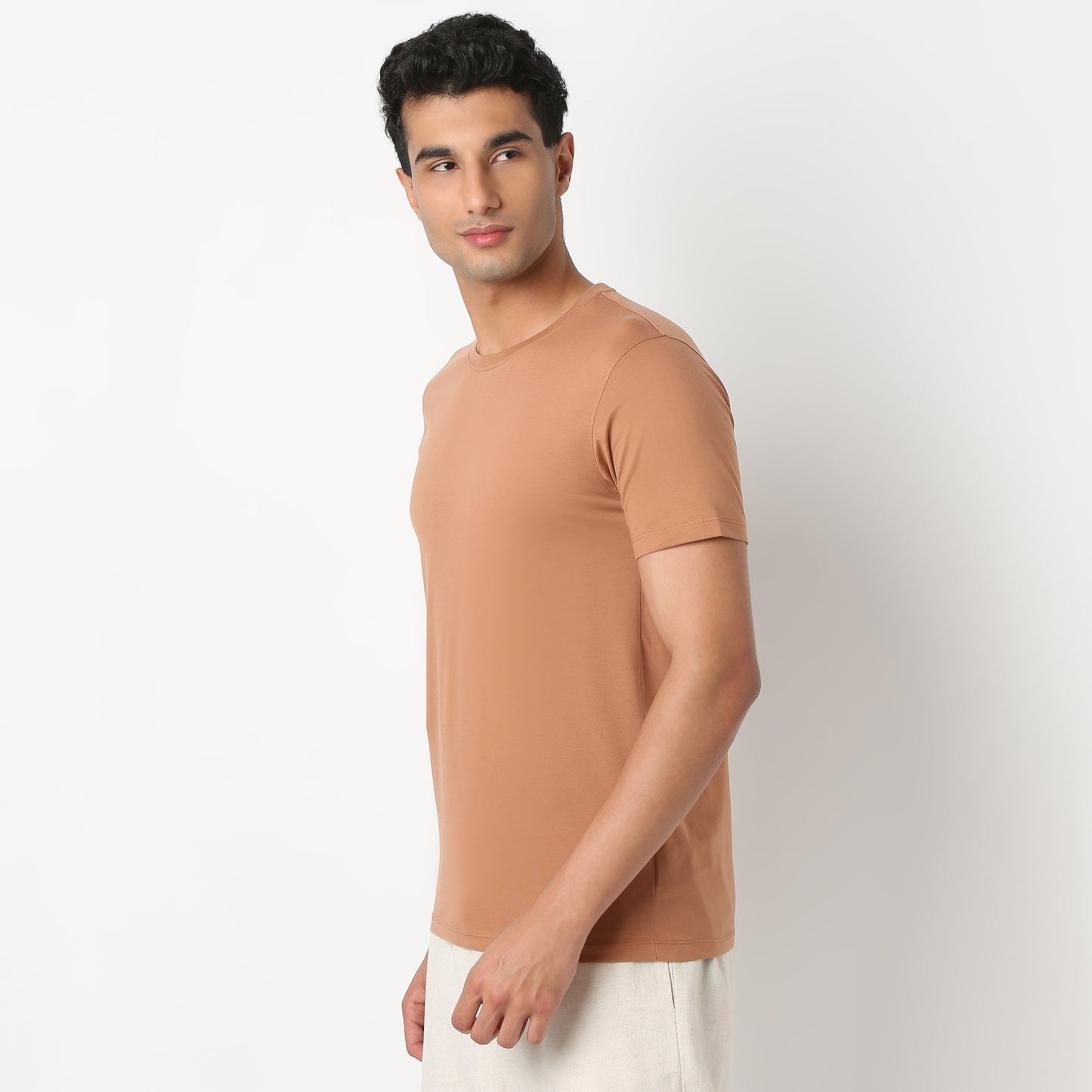 A Must-Have Regular Fit Solid Tee - Super Soft Handfeel, 160 GSM & Quick Dry