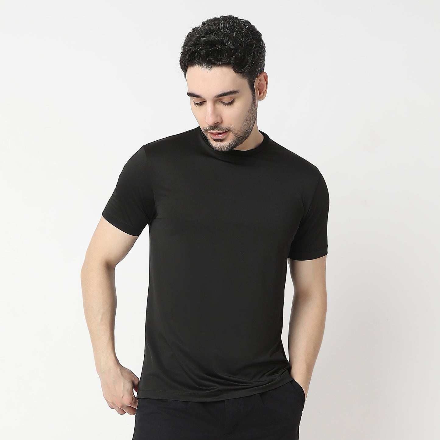 High Performance Regular Fit Active Tee - E-Fast® Stretch, Moisture-Wicking & Quick-Dry Comfort