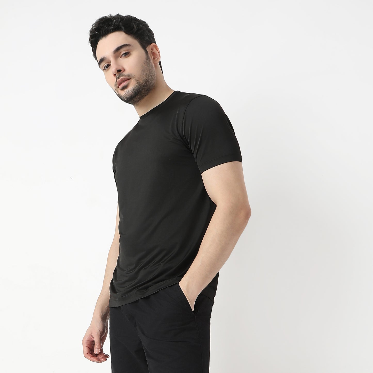 High Performance Regular Fit Active Tee - E-Fast® Stretch, Moisture-Wicking & Quick-Dry Comfort