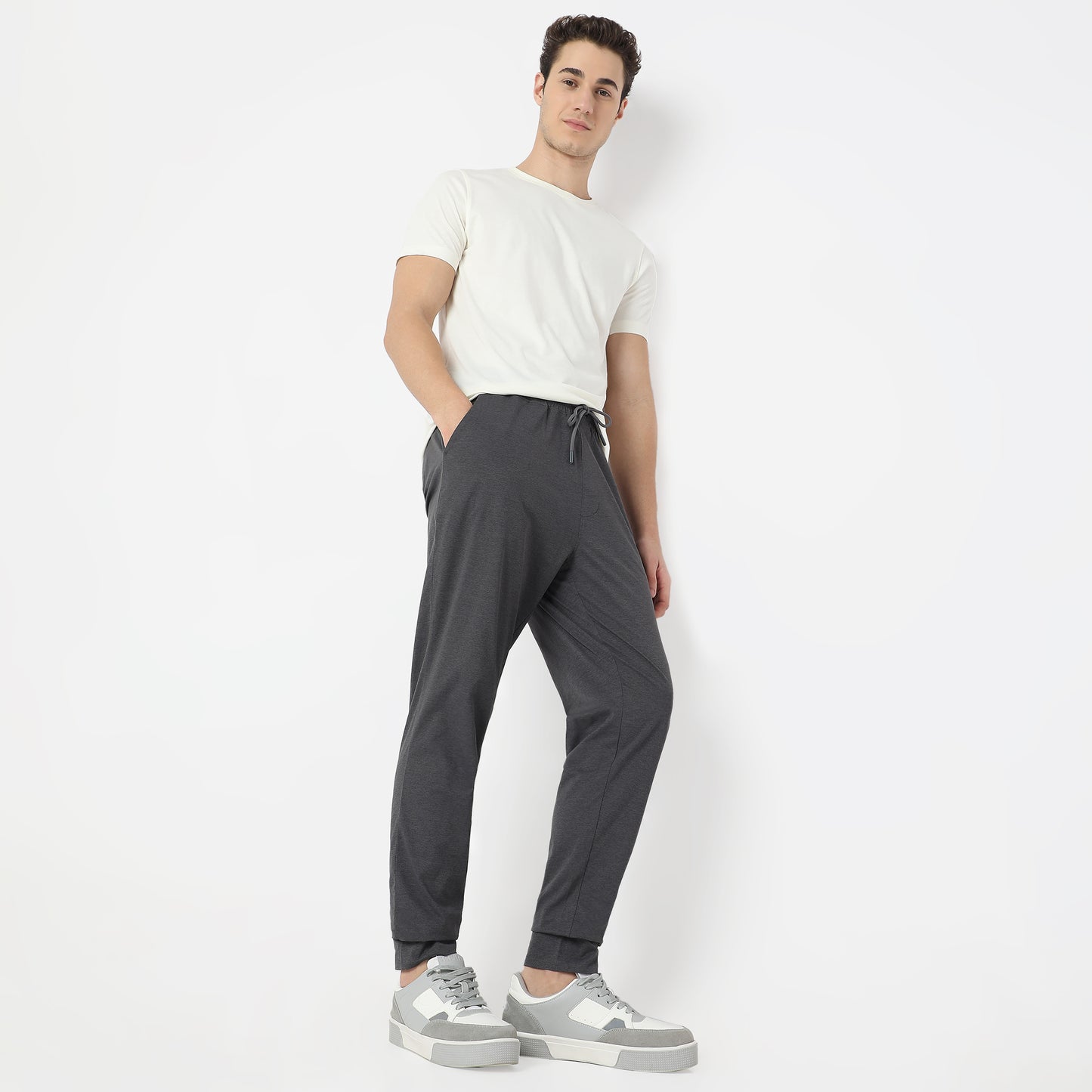 Stretchable Mid Rise Air Dry® Joggers with Secure Mobile Pockets, Travel-Friendly Design