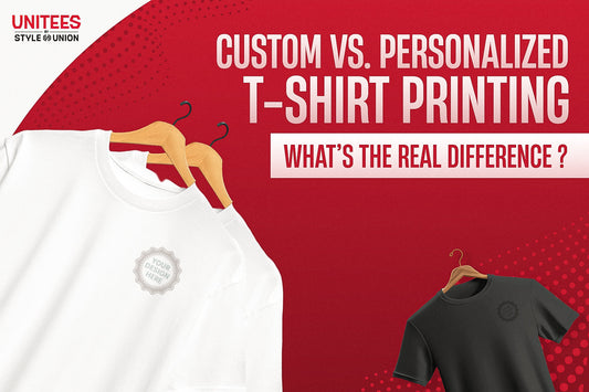 Custom Vs. Personalized T-Shirt Printing – What’s the Real Difference?