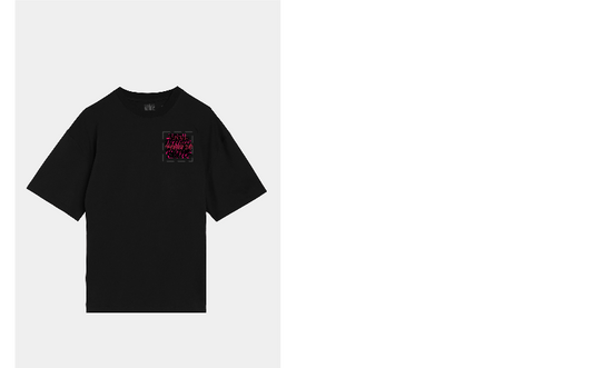 Oversized Solid Tee – 210 GSM Premium Fabric, Boxy Fit & Shape Retention with Special Knitting Technology