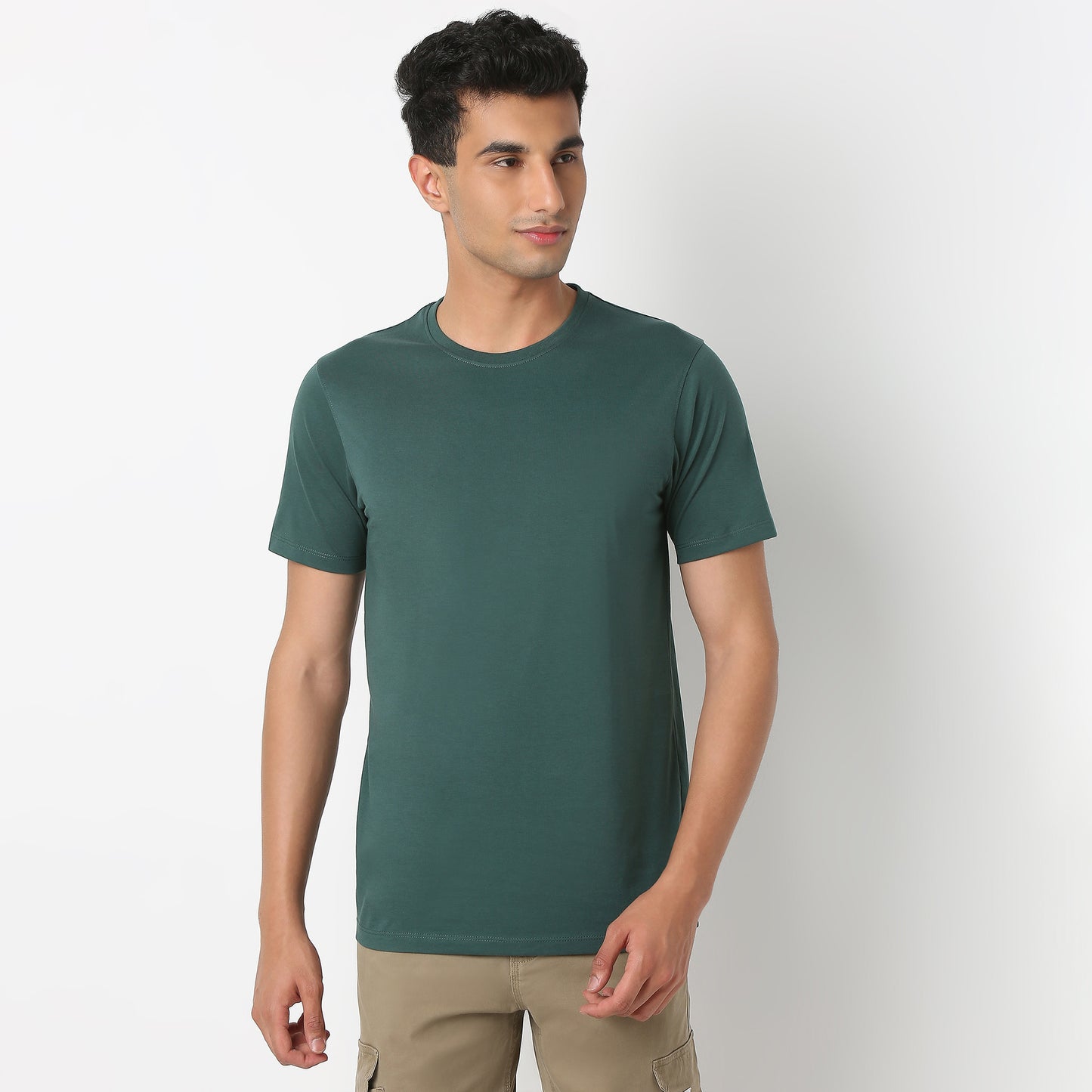 A Must-Have Regular Fit Solid Tee - Super Soft Handfeel, 160 GSM & Quick Dry
