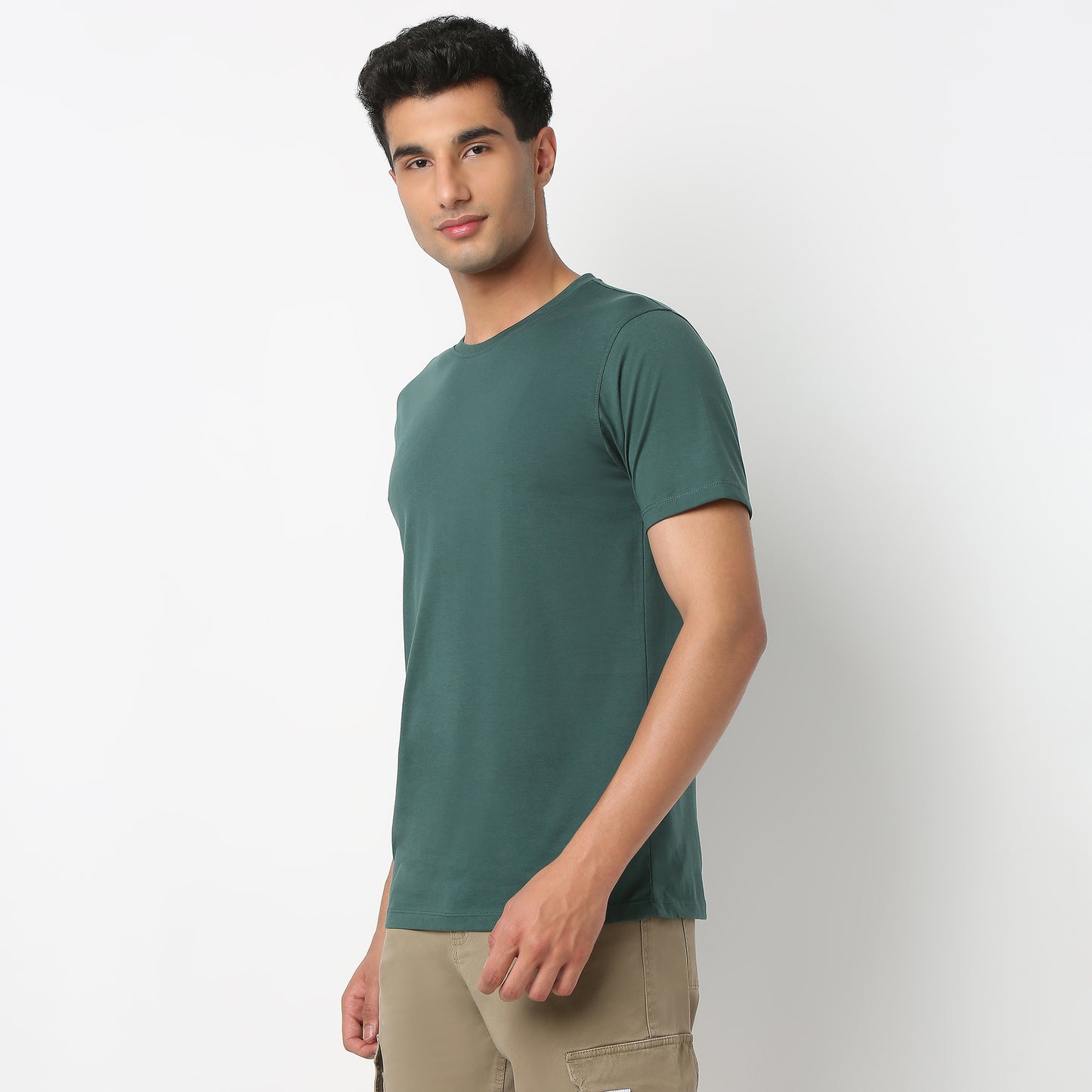 A Must-Have Regular Fit Solid Tee - Super Soft Handfeel, 160 GSM & Quick Dry