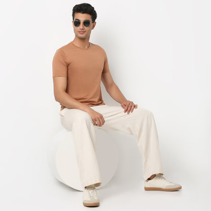 A Must-Have Regular Fit Solid Tee - Super Soft Handfeel, 160 GSM & Quick Dry