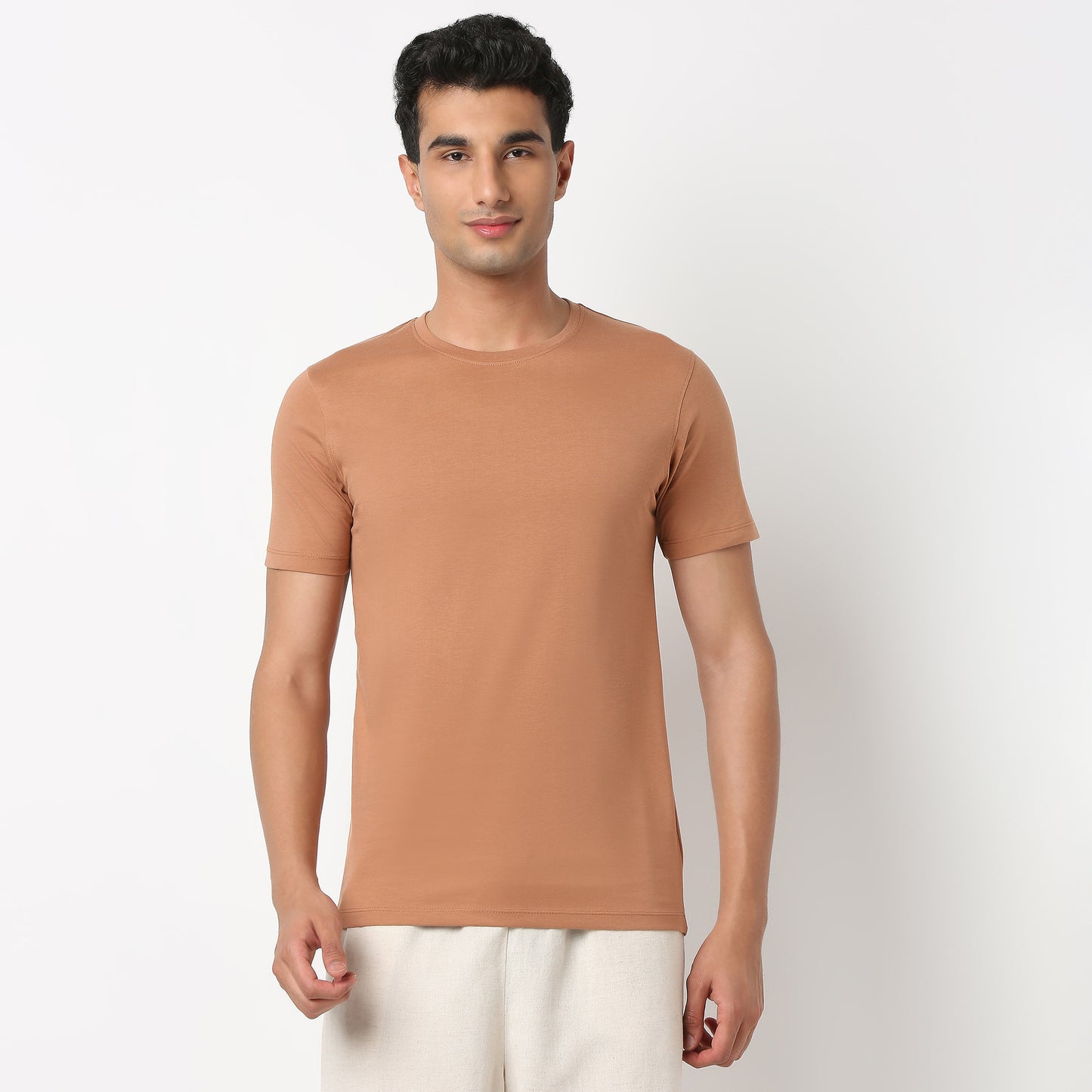 A Must-Have Regular Fit Solid Tee - Super Soft Handfeel, 160 GSM & Quick Dry