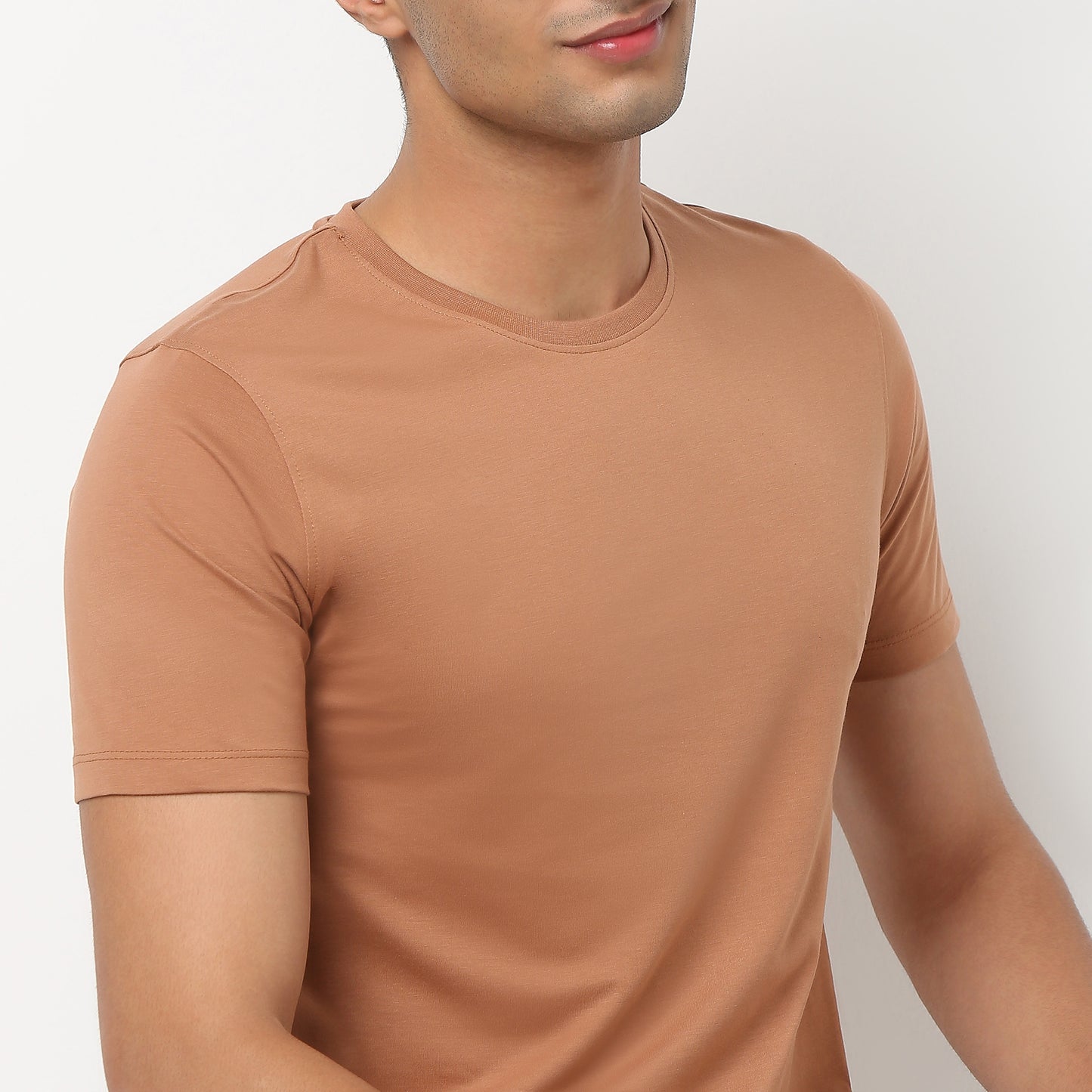 A Must-Have Regular Fit Solid Tee - Super Soft Handfeel, 160 GSM & Quick Dry