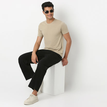 A Must-Have Regular Fit Solid Tee - Super Soft Handfeel, 160 GSM & Quick Dry