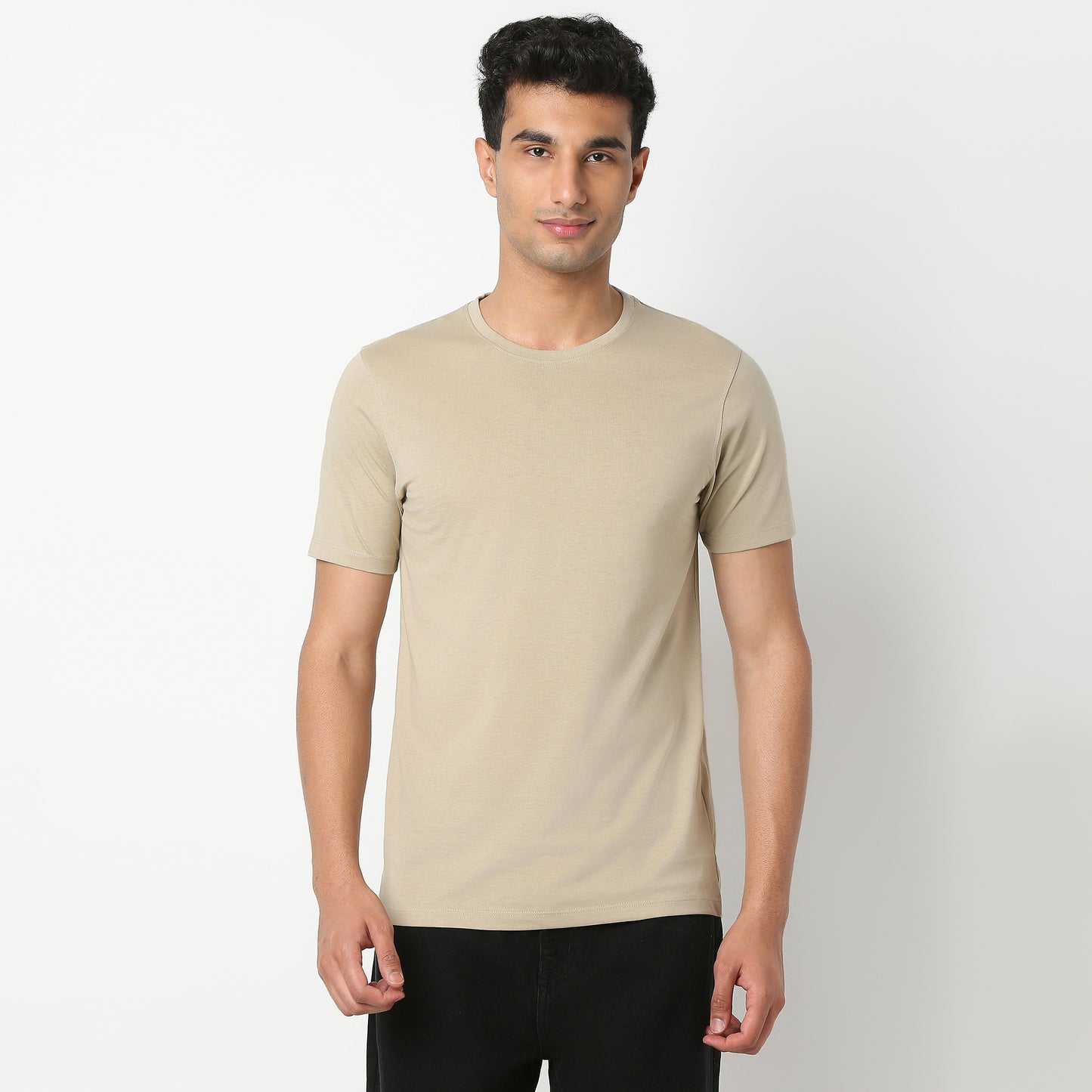 A Must-Have Regular Fit Solid Tee - Super Soft Handfeel, 160 GSM & Quick Dry