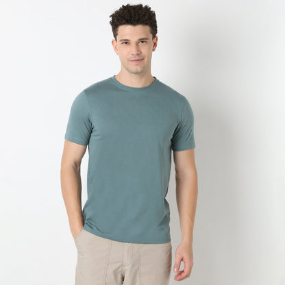 A Must-Have Regular Fit Solid Tee - Super Soft Handfeel, 160 GSM & Quick Dry