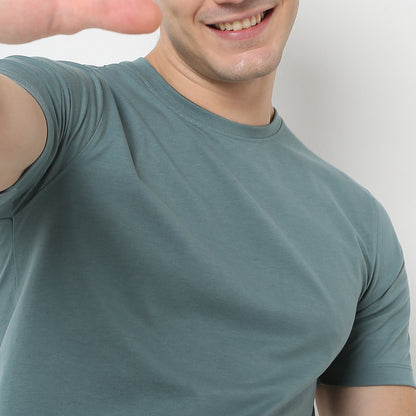 A Must-Have Regular Fit Solid Tee - Super Soft Handfeel, 160 GSM & Quick Dry