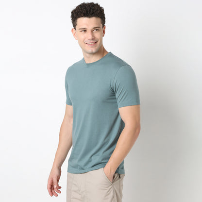 A Must-Have Regular Fit Solid Tee - Super Soft Handfeel, 160 GSM & Quick Dry